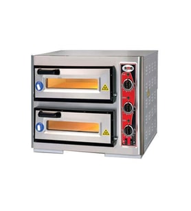 Gmg PF4040DE3 Pizza Fırını-Çift Katlı-220 V-içi 40x40 cm