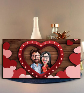 BK Gift Kişiye Özel Sevgililer Karikatürlü Kabartma Figürlü Ahşap Tablo, Duvar Dekoru,Sevgiliye Hediye,Ev Dekorasyonu,Sevgililer Günü Hediyesi-15