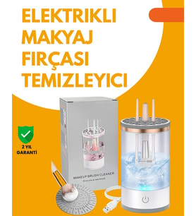 Tüm Makyaj Fırçalarıyla Uyumlu Derin Temizlik Makinesi