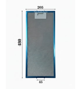 Silverline İle Uyumlu 1150 Aspiratör Davlumbaz Metal Yağ Filtresi