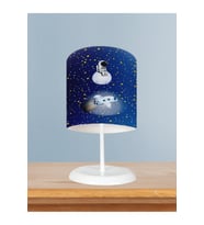 MEKTA HOME BEBEK VE ÇOCUK ODASI Astronot ve Spacex Desenli Abajur