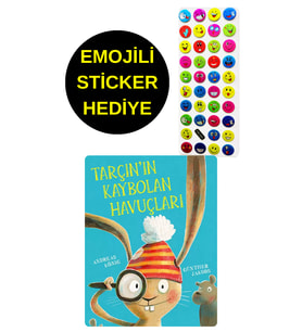 EMOJİLİ STİCKER HEDİYE - OKUL ÖNCESİ RESİMLİ KİTAPLAR MASAL - TARÇININ KAYBOLAN HAVUÇLARI