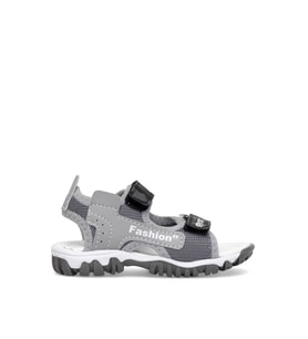 Elit ŞA-P-022-25Y Patik Erkek Çocuk Düz Sandalet Gri