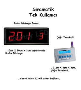 Sıramatik Tek Kullanıcı