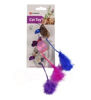 Flamingo Mohaire Tüylü Fare 3 lü Kedi Oyuncağı