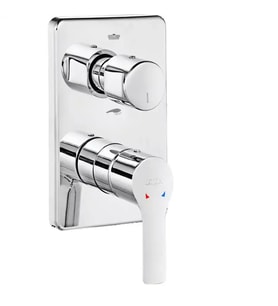 Eca Luna Krom Ankastre Banyo/Duş 2 Yollu Sıva Üstü 102167236-KDE