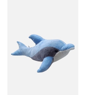 Gran Toys Oyun ve Uyku Arkadaşım Peluş Yunus Balığı - 70CM (Mavi)