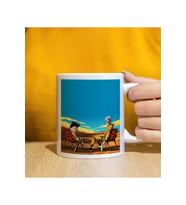 Rick And Morty Baskılı Kupa Bardak (Beyaz)