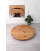 Bambu Döner Standlı Lüx 34 Cm, Şık ve Dayanıklı Sunum Gereci