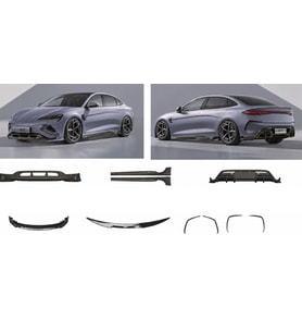 BYD SEAL SEDAN İÇİN PERFORMANS BODY KIT (PIANO BLACK)