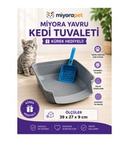 YAVRU KEDİ TUVALETİ-GRİ