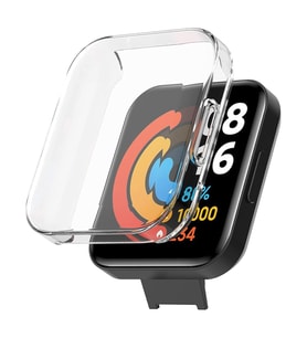Microsonic Xiaomi Redmi Watch 2 Lite Kılıf 360 Full Round Soft Silicone Şeffaf (Renksiz)