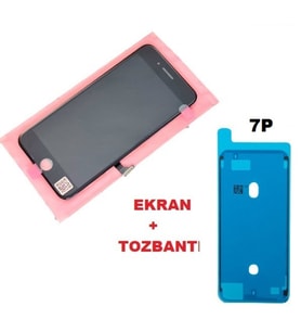 iPhone 7 PLUS Uyumlu Lcd Ekran dokunmatik (+TOZBANTI LW Marka) SİYAH