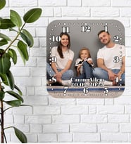 Resimli Aile Duvar Saati