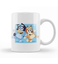 Bluey And Bingo Kupa Bardak Porselen