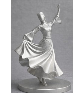 15 cm Koleksiyonluk Özel Hediyelik Kafkas Adige Çerkes 3D Baskı Figür Heykelcik