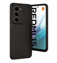 Redmi 15 4G Auto Focus Karbon Kapak - Siyah