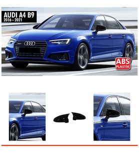Audi A4 B9 / 2016-2021 Uyumu Batman Yarasa Ayna Kapağı