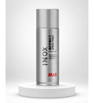 MxS Inox Efekt Sprey Boya 400 ml – Paslanmaz Çelik Görünümlü Akrilik Sprey