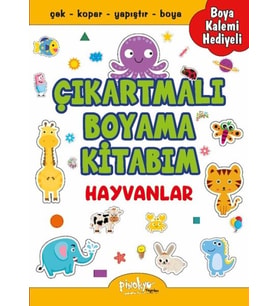 Çıkartmalı Boyama Hayvanlar