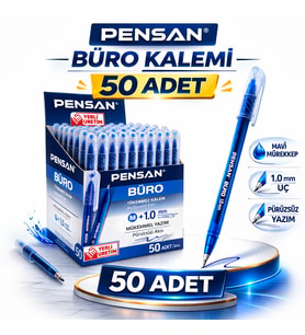 Pensan Büro Tükenmez Kalem 1.0 Mm 50 Adet