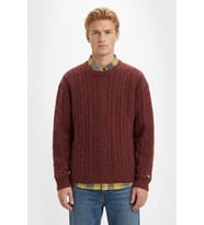 Erkek Yuvarlak Yaka Relaxed Fit Kazak