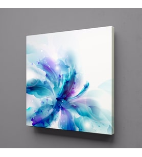 RENKLİ ÇİÇEK KANVAS TABLO 130x130cm (Karışık)