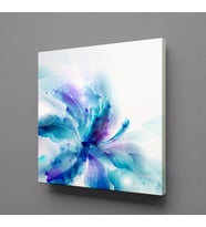 RENKLİ ÇİÇEK KANVAS TABLO 130x130cm (Karışık)