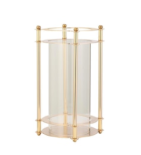 Vitale Dilan Cam Mumluk Gold 20x20x40 cm AK.JD0077