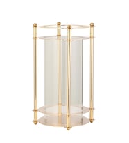 Vitale Dilan Cam Mumluk Gold 20x20x40 cm AK.JD0077