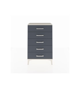 Arges Komodin 5 Çekmeceli 60x30x96 Aytaşı-Antrasit