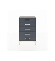 Arges Komodin 5 Çekmeceli 60x30x96 Aytaşı-Antrasit