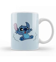 Stitch Raptured Cute Kupa Bardak Porselen
