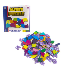 Puzzle Alfabe 32 Harf 138 Parça