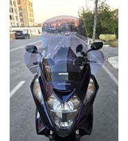 MOTOCAM Honda Silverwing FJS 400 Ön Cam 2001-2012 Model 68cm Füme Renkli 4mm ELCİKLİ