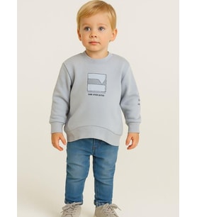 Erkek Çocuk Grafik Baskılı Sweatshirt