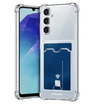 Galaxy A27 Kılıf Kart Şeffaf Silikon - Şeffaf