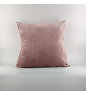 Pembe Kadife Kırlent Kılıfı (Karışık)