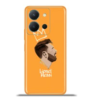 Vivo Y36 Kapak HD Renkli Dizayn Silikon Kılıf - Leomessi