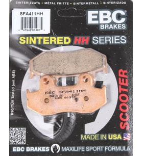 Ebc Sfa411Hh 2001-2006 Suzuki Burgman AN 400 Uyumlu Arka Fren Balatası Sinterli 