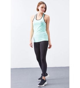 TOMMY LİFE 97094 SU YEŞİLİ ÇAPRAZ ASKILI BAYAN ATLET