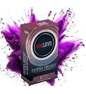 OX LOVE EKSTRA HİSSET PREZERVATİF 4 ADET GİZLİ GÖNDERİM