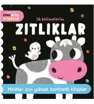 İlk Kelimelerim Siyah Beyaz Kitaplar Zıtlıklar