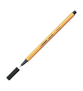 STABİLO 88 POİNT FİNELİNER KEÇE UÇLU KALEM 0.4mm 46 SİYAH
