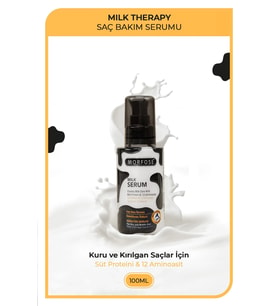 Morfose Milk Therapy Keratin Saç Serumu 100 Ml-yıpranmış Saçları Onarıcı, Yumuşak Ve Canlı Saçlar