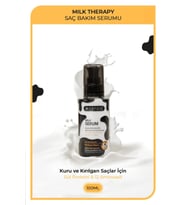Morfose Milk Therapy Keratin Saç Serumu 100 Ml-yıpranmış Saçları Onarıcı, Yumuşak Ve Canlı Saçlar