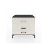 Kronos Şifonyer 3 Çekmeceli 88x59x80 Antrasit-Aytaşı