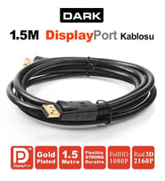 Dark DK-CB-DPL150 Display Erkek To Display Erkek 1,5MT
