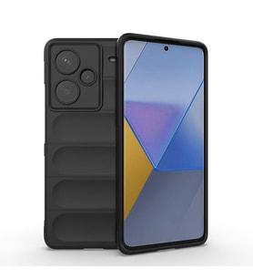 Xiaomi Redmi Note 13 Pro Plus 5G Uyumlu Kılıf Esnek TPU Oyuklu Arka Yüzey Tasarımlı Zore Etnik Silikon Kapak