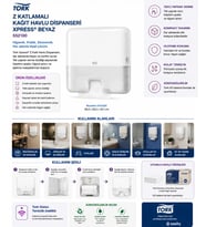 Tork Z Katlı Havlu Dispanseri Xpress Beyaz 552100